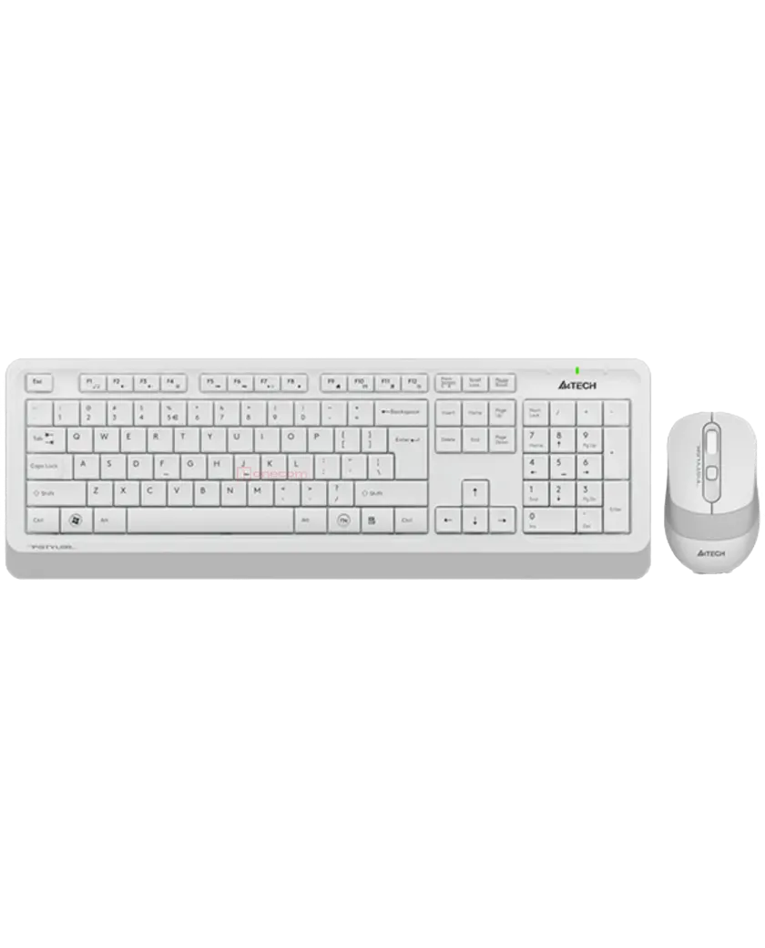 Комплект беспроводной (клавиатура+мышь) A4Tech Fstyler FG1010 / White