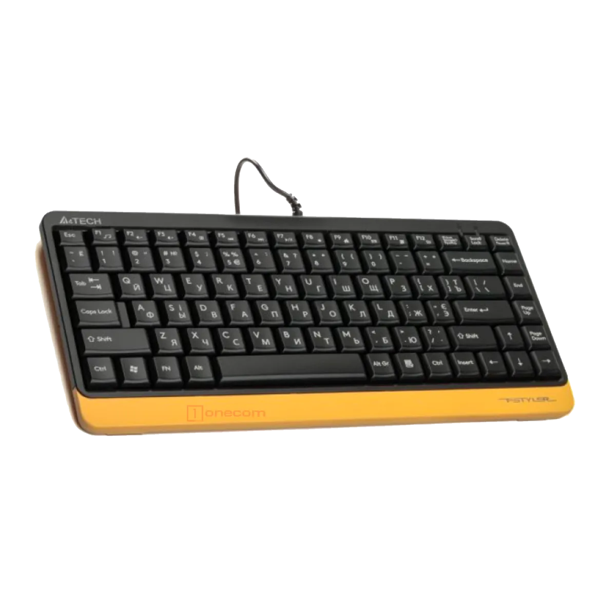 Комплект проводной (клавиатура+ мышь) A4Tech Fstyler F1110 Bumblebee / Black-Yellow