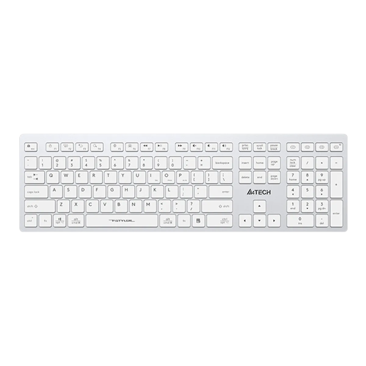 Клавиатура беспроводная A4Tech Fstyler FBX50C / White