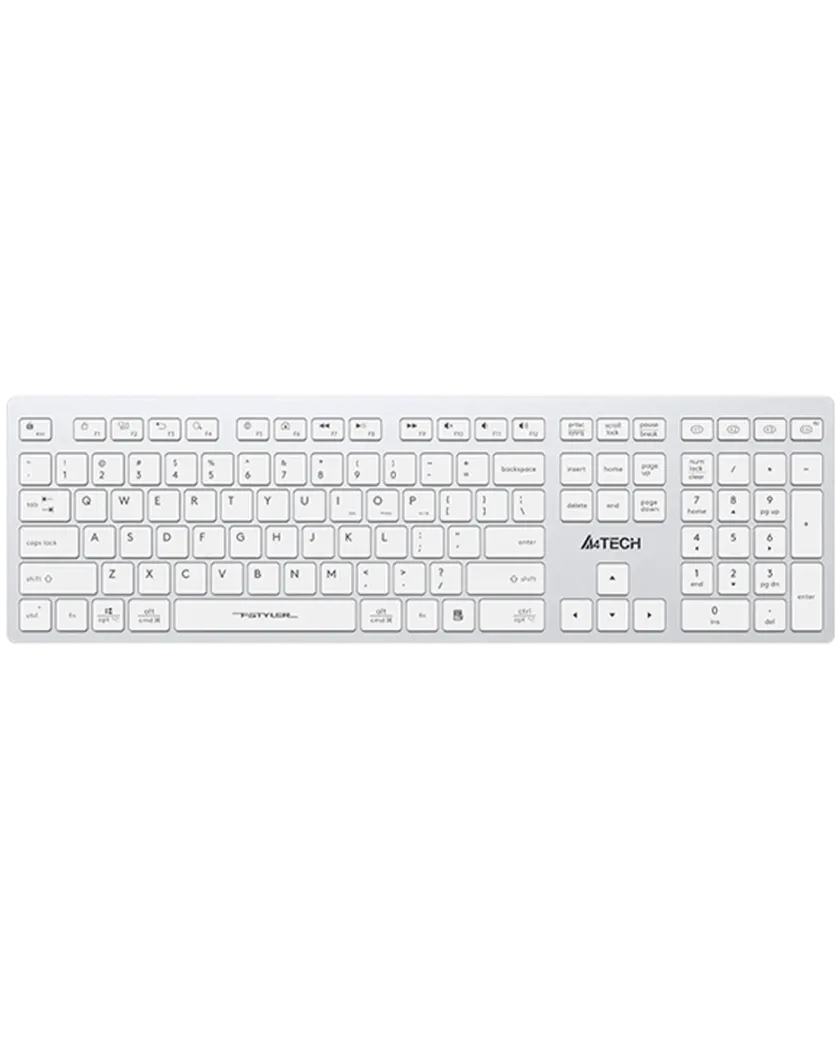 Клавиатура беспроводная A4Tech Fstyler FBX50C / White