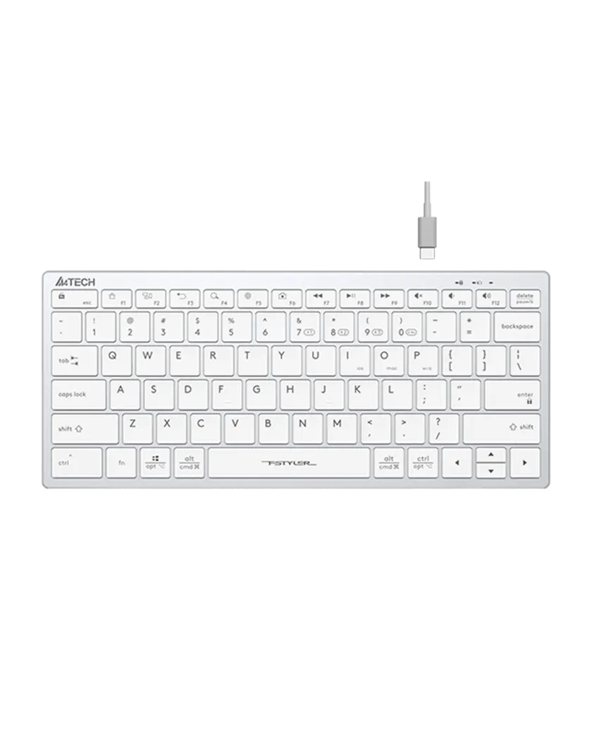 Клавиатура беспроводная A4Tech Fstyler FBX51C / White