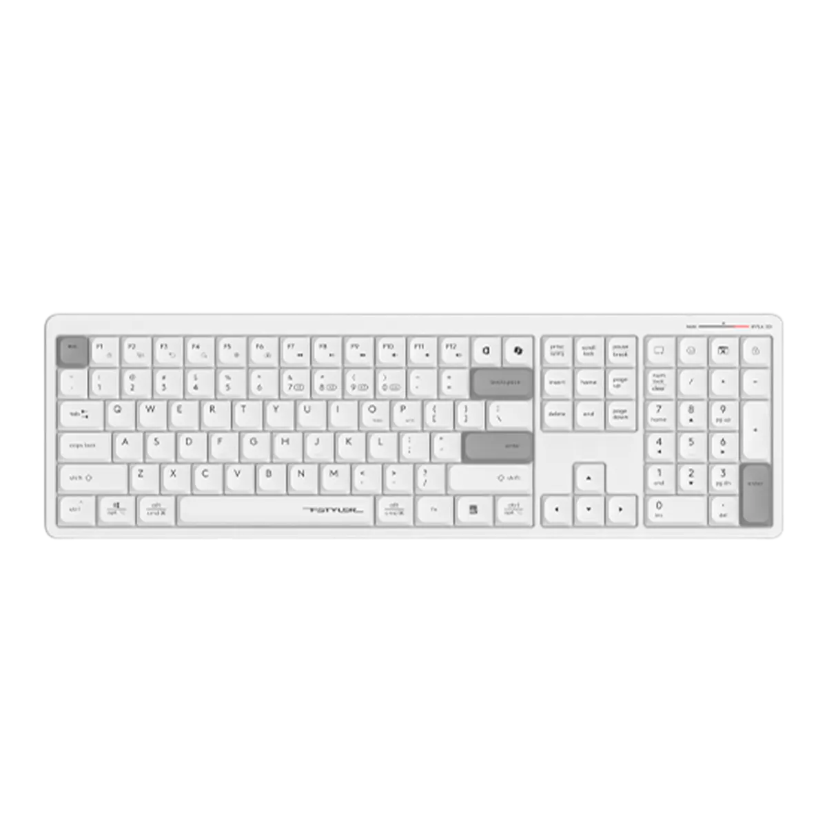 Клавиатура беспроводная A4Tech Fstyler FBX55C / White
