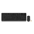Комплект беспроводной (клавиатура+ мышь) A4Tech Fstyler FG1012 / Black + Grey