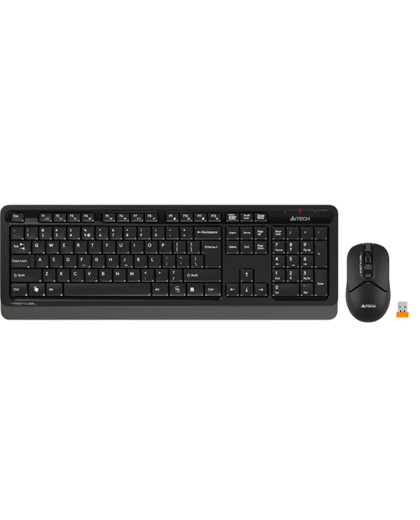 Комплект беспроводной (клавиатура+ мышь) A4Tech Fstyler FG1012 / Black + Grey