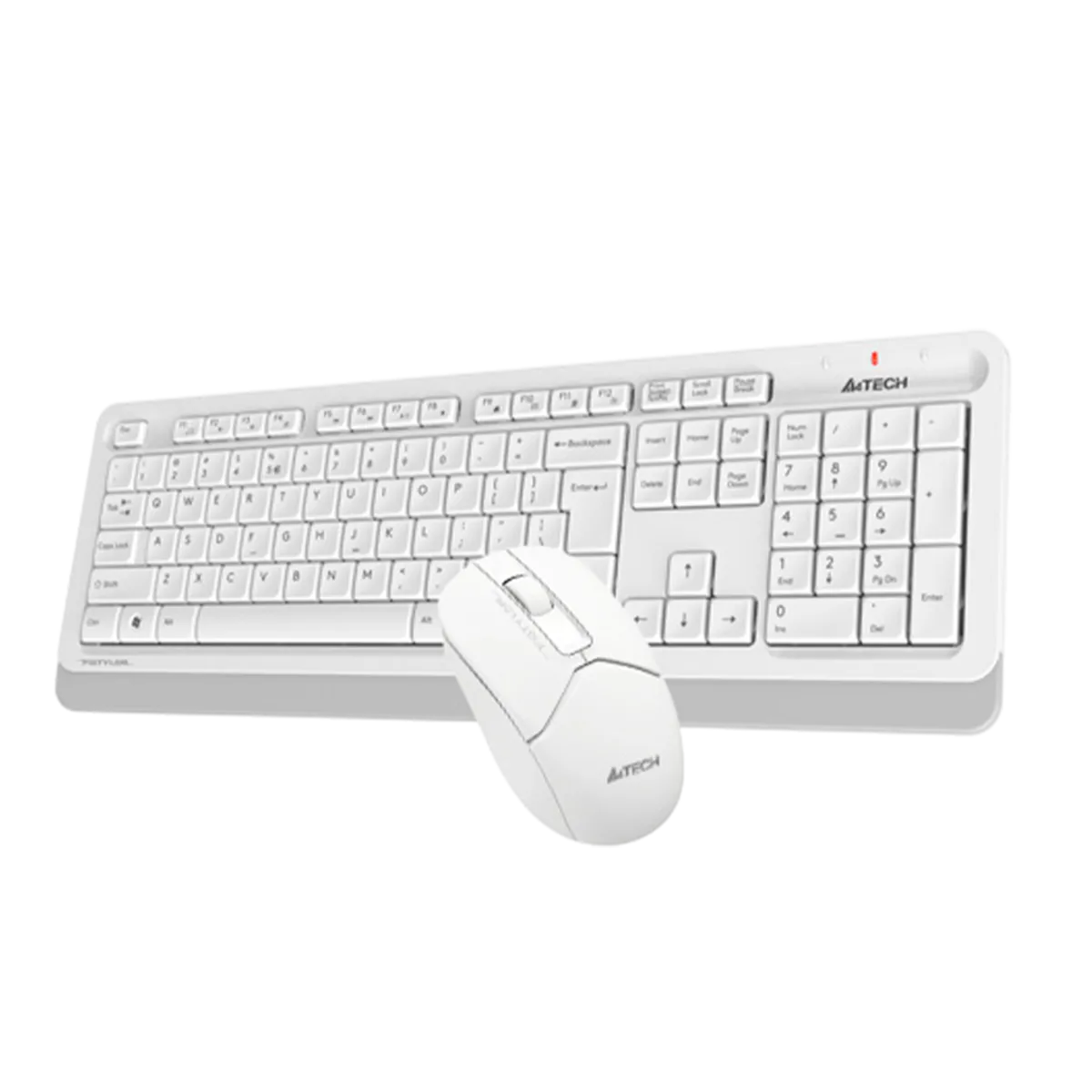 Комплект беспроводной (клавиатура+мышь) A4Tech Fstyler FG1012 / White Grey