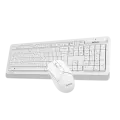 Комплект беспроводной (клавиатура+мышь) A4Tech Fstyler FG1012 / White Grey