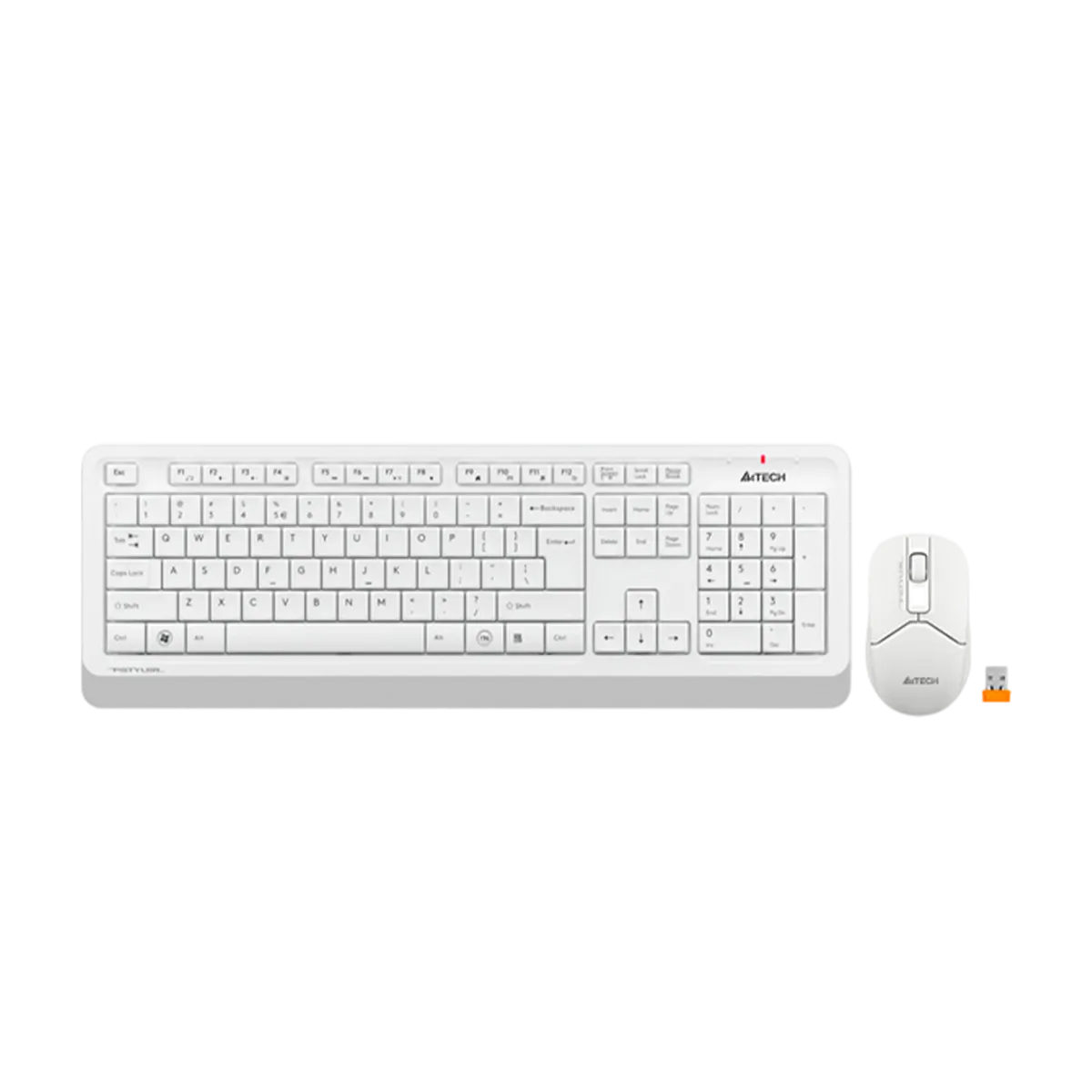 Комплект беспроводной (клавиатура+мышь) A4Tech Fstyler FG1012 / White Grey