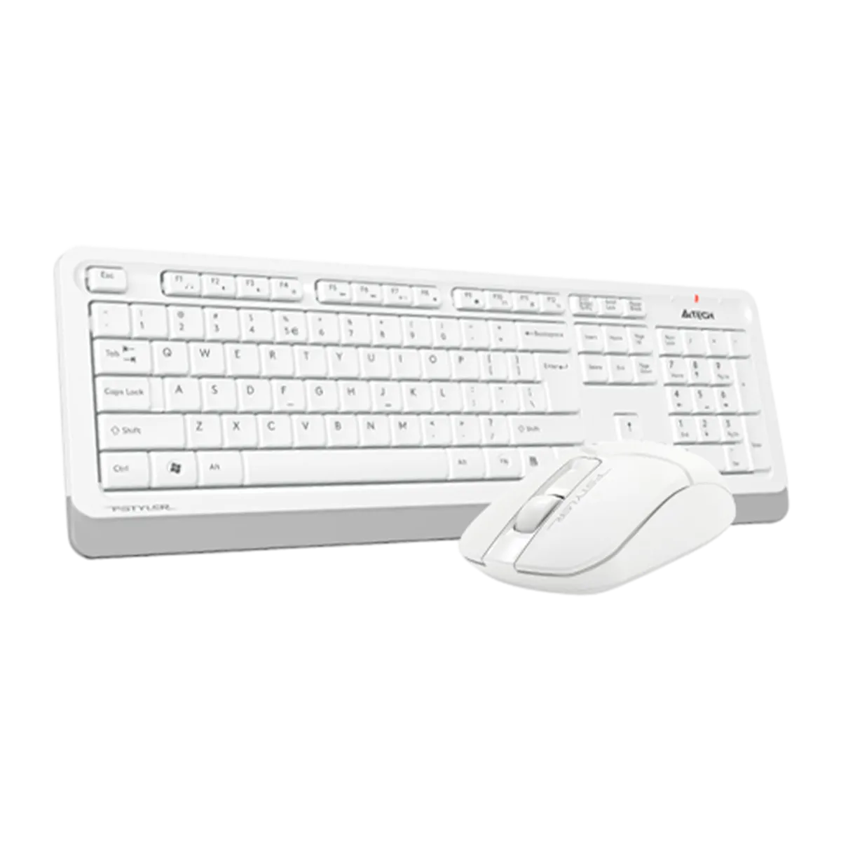 Комплект беспроводной (клавиатура+мышь) A4Tech Fstyler FG1012 / White Grey