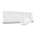 Комплект беспроводной (клавиатура+мышь) A4Tech Fstyler FG1012 / White Grey