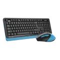 Комплект беспроводной (клавиатура+мышь) A4Tech Fstyler FG1035 / Navy Blue