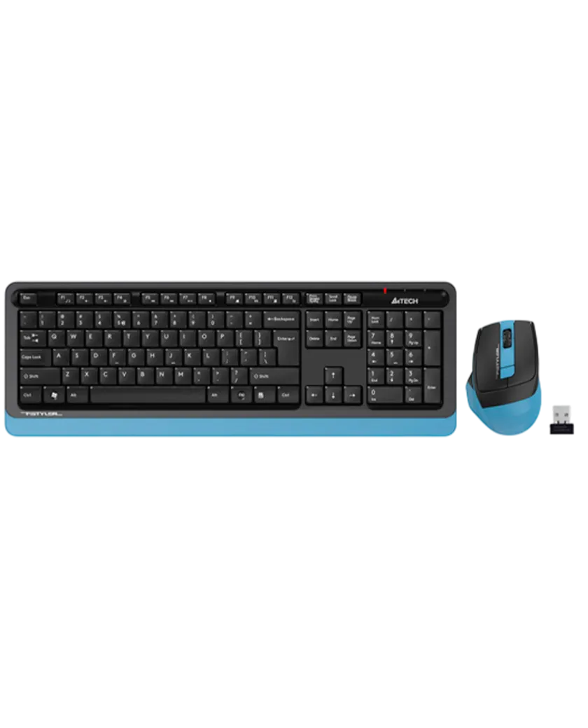 Комплект беспроводной (клавиатура+мышь) A4Tech Fstyler FG1035 / Navy Blue