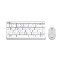 Комплект беспроводной (клавиатура+мышь) A4Tech Fstyler FG1112S / White