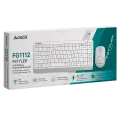 Комплект беспроводной (клавиатура+мышь) A4Tech Fstyler FG1112S / White