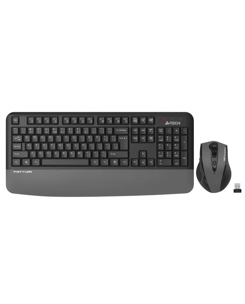 Комплект беспроводной (клавиатура+мышь) A4Tech Fstyler FG2500 Plus / Grey