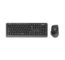Комплект беспроводной (клавиатура+мышь) A4Tech Fstyler FGS1035Q / Grey