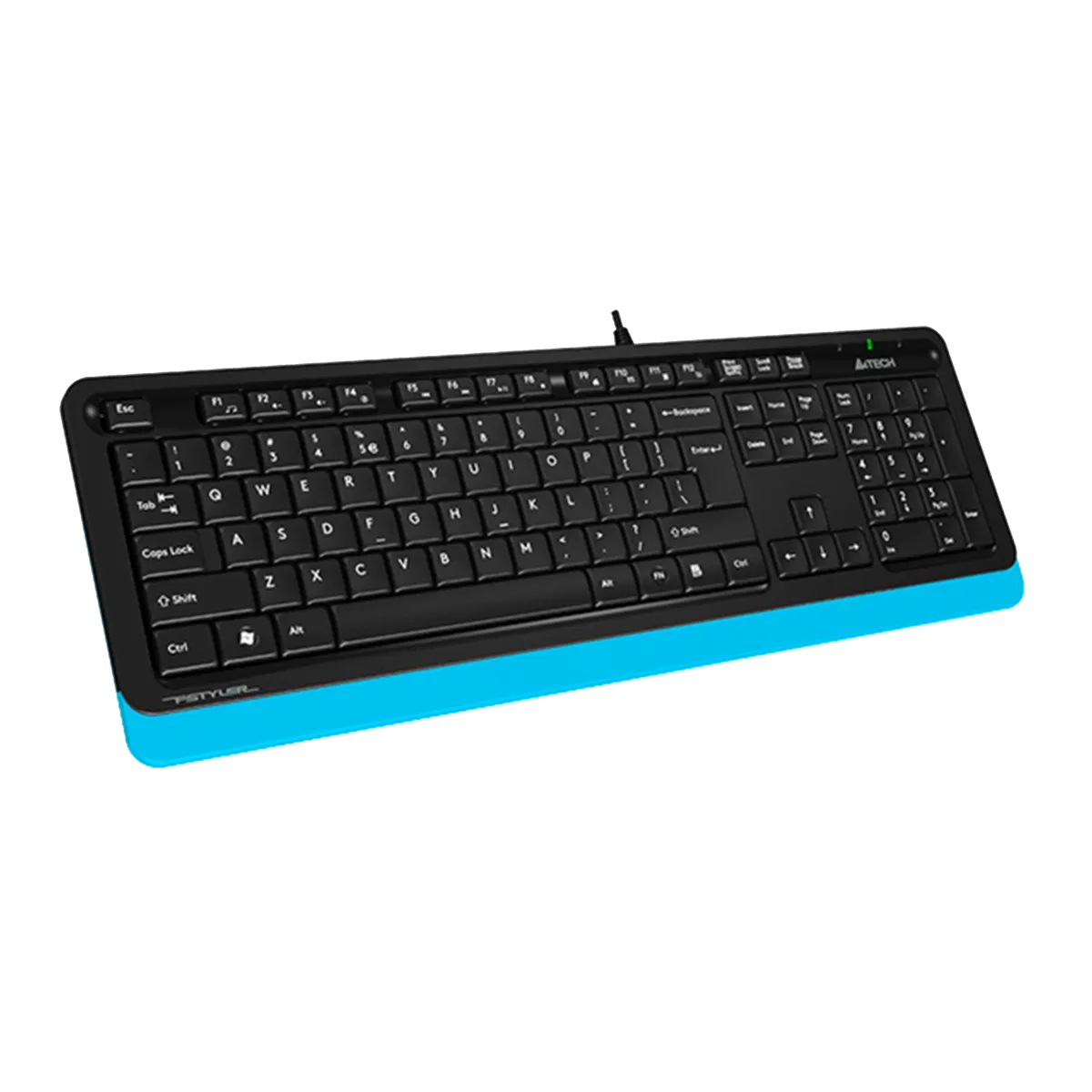 Клавиатура проводная A4Tech Fstyler FK10 / Black-Blue