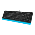 Клавиатура проводная A4Tech Fstyler FK10 / Black-Blue