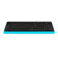 Клавиатура проводная A4Tech Fstyler FK10 / Black-Blue