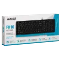Клавиатура проводная A4Tech Fstyler FK10 / Black-Blue