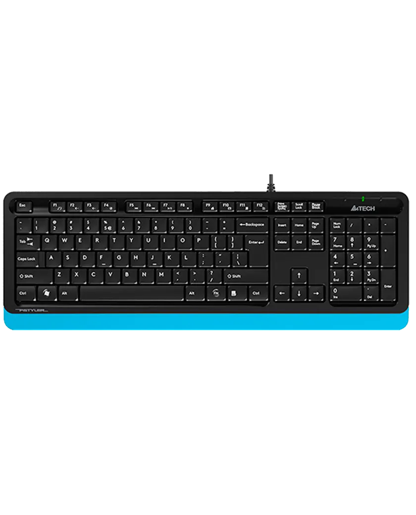 Клавиатура проводная A4Tech Fstyler FK10 / Black-Blue