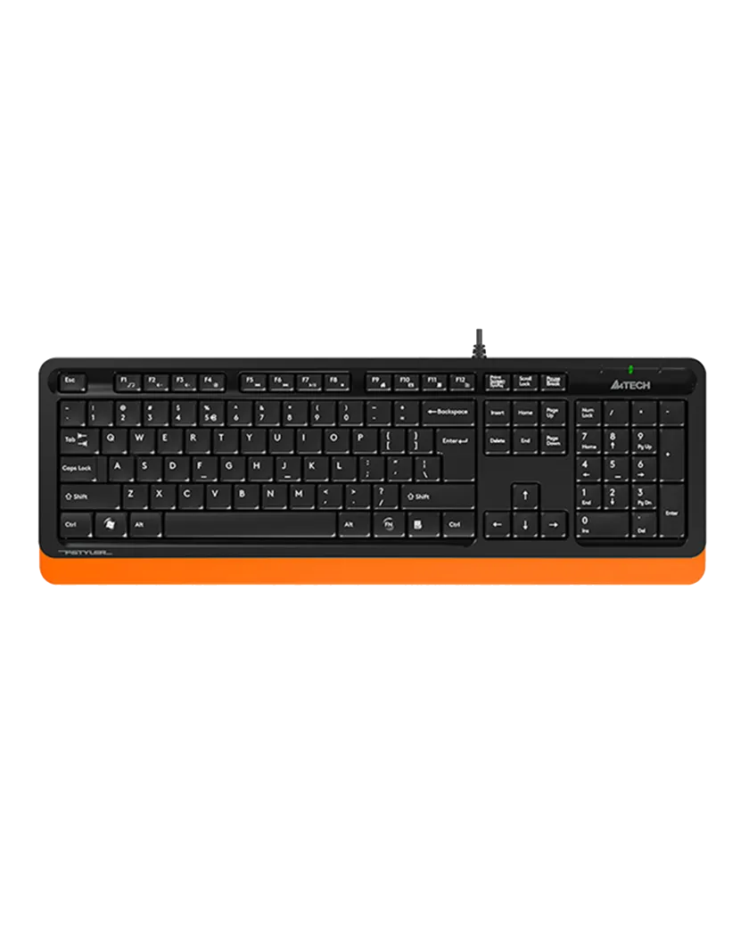 Клавиатура проводная A4Tech Fstyler FK10 / Black-Orange