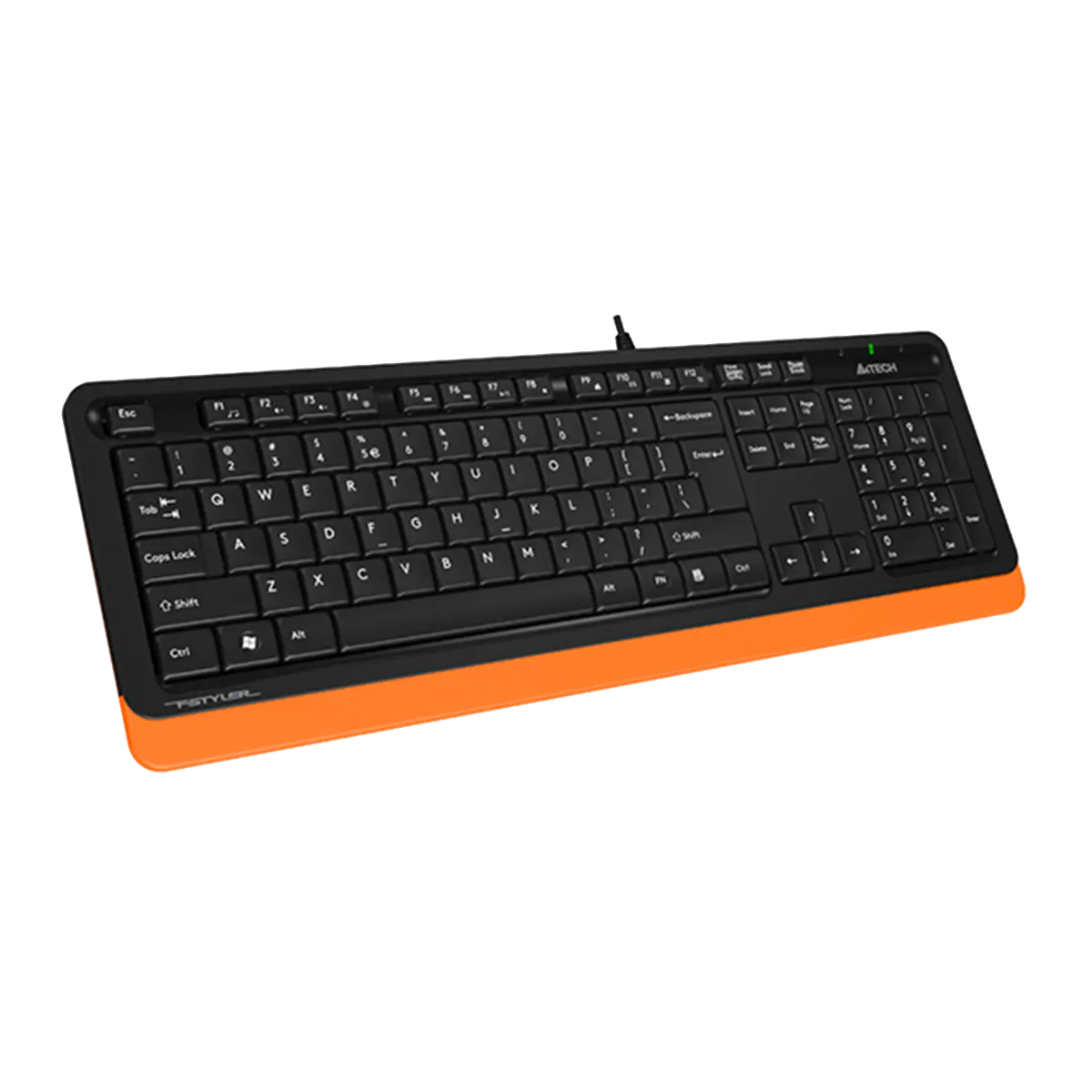 Клавиатура проводная A4Tech Fstyler FK10 / Black-Orange