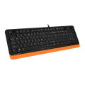 Клавиатура проводная A4Tech Fstyler FK10 / Black-Orange