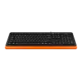 Клавиатура проводная A4Tech Fstyler FK10 / Black-Orange