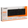 Клавиатура проводная A4Tech Fstyler FK10 / Black-Orange
