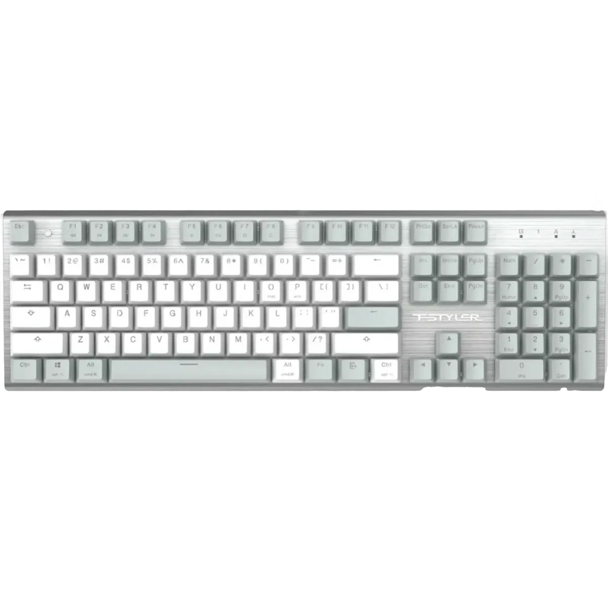 Клавиатура игровая проводная A4Tech FS100 / Grayish White