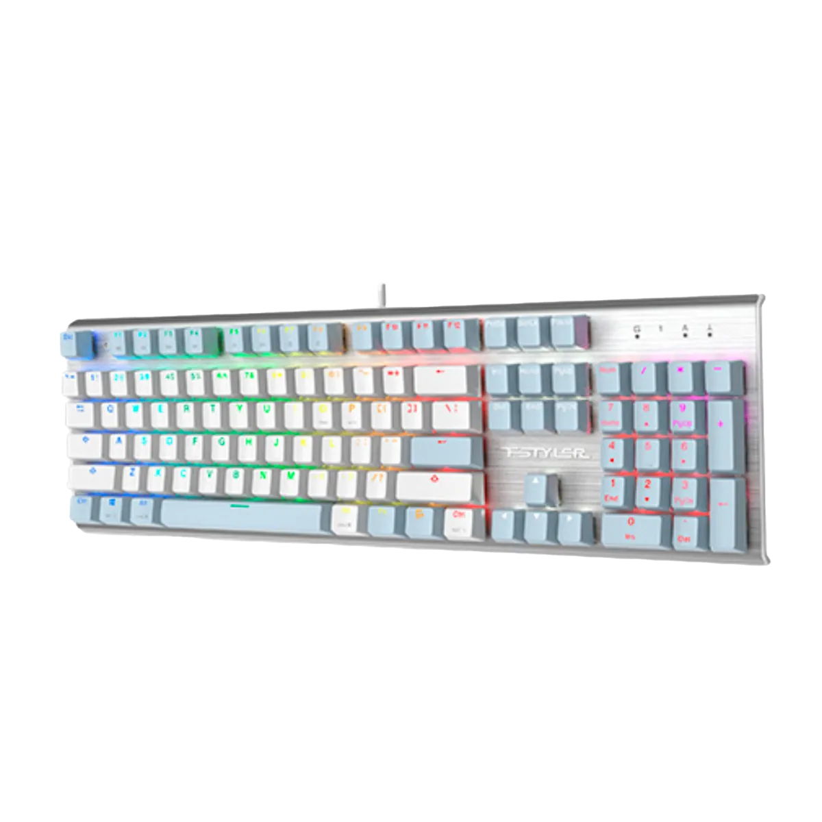 Клавиатура игровая проводная A4Tech FS100 / Icy Blue