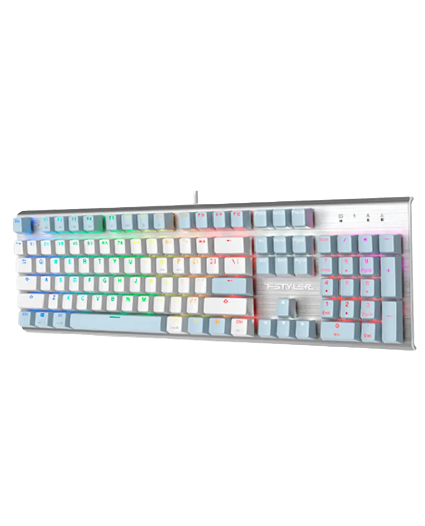 Клавиатура игровая проводная A4Tech FS100 / Icy Blue