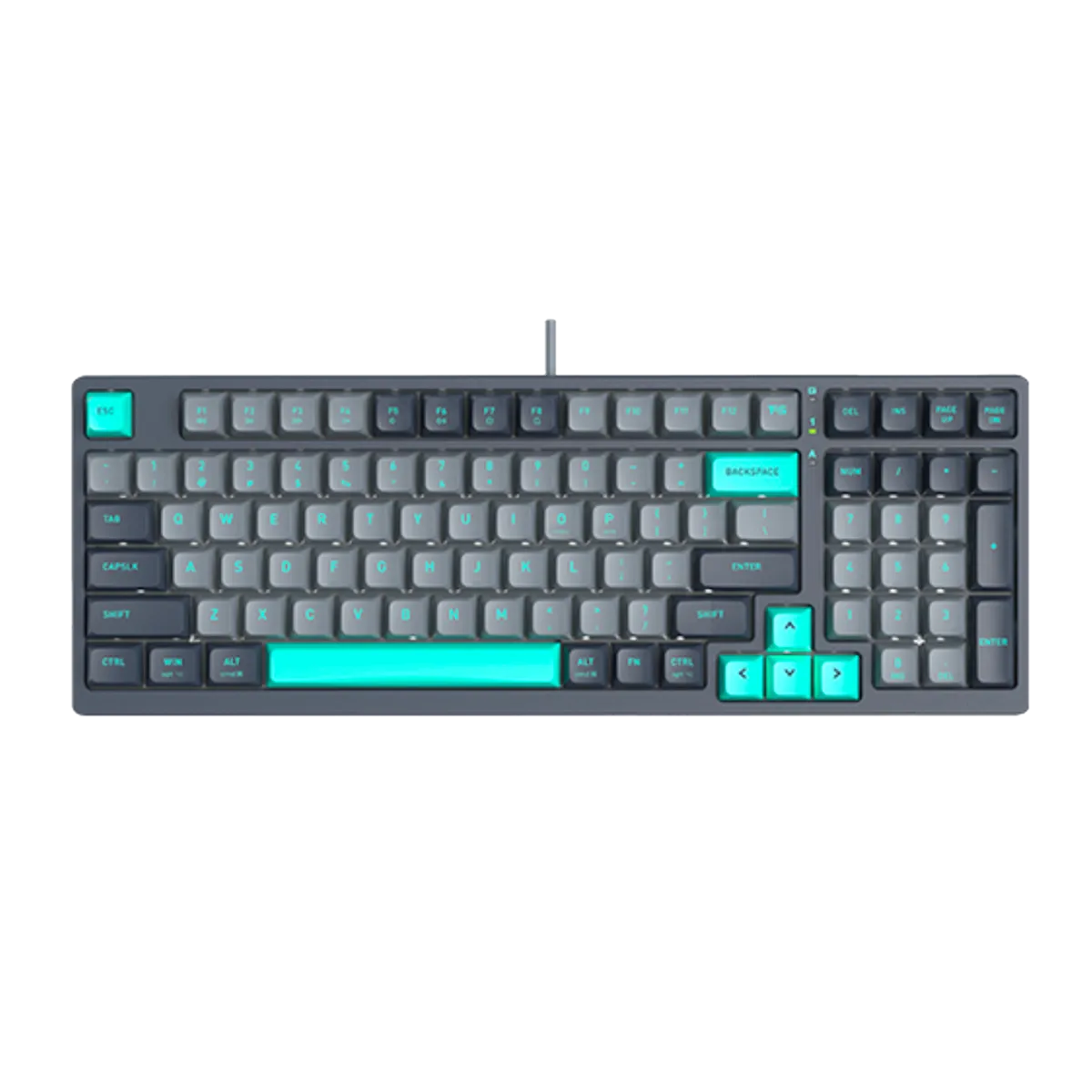 Клавиатура игровая проводная A4Tech FS300 Panda Rock Climbing / Grey