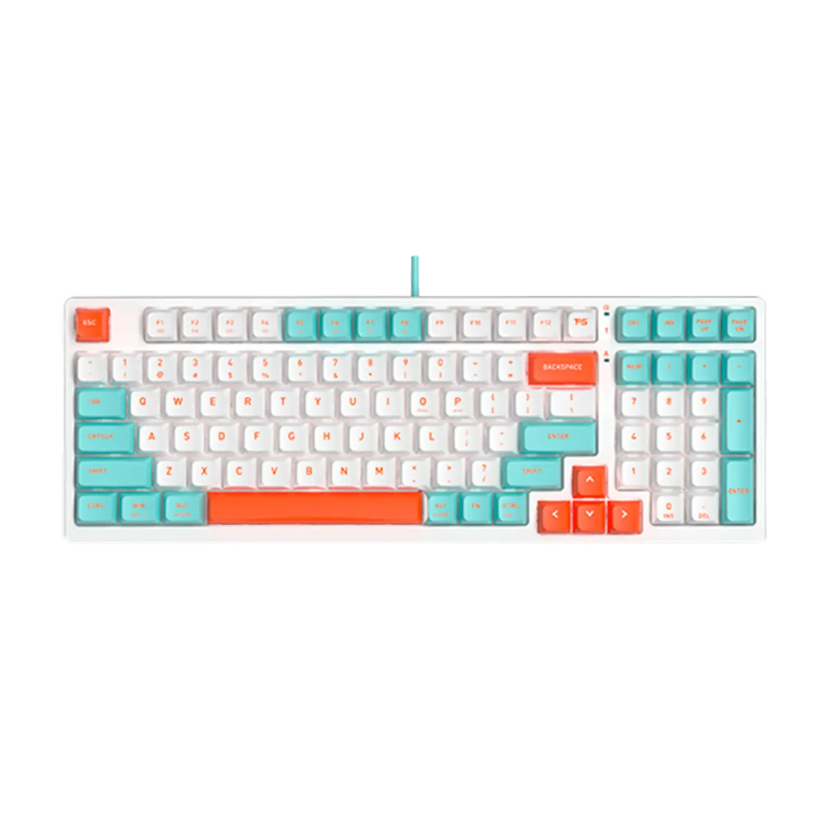Клавиатура игровая проводная A4Tech FS300 Panda Snorkeling / White