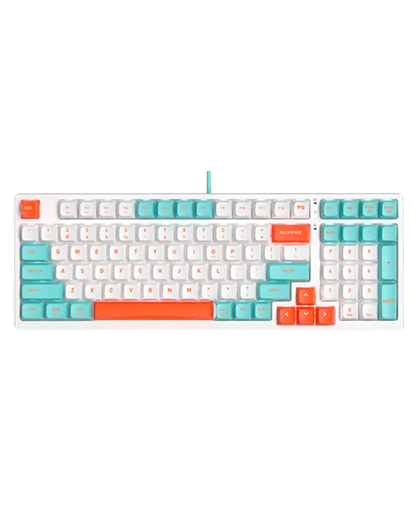 Клавиатура игровая проводная A4Tech FS300 Panda Snorkeling / White