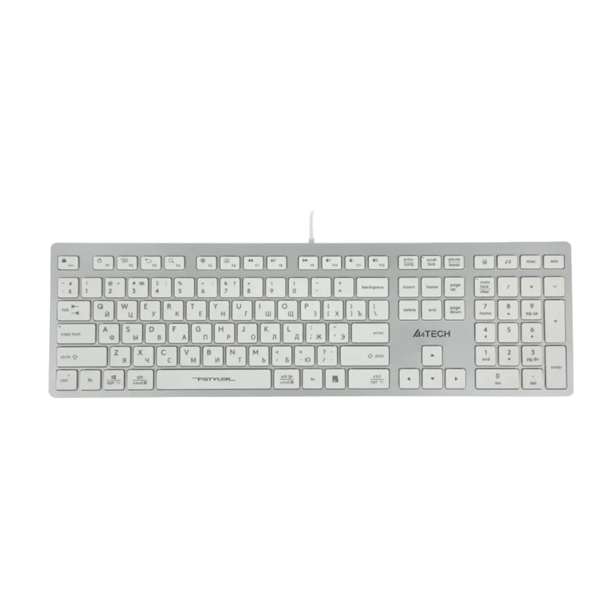Клавиатура проводная A4Tech Fstyler FX50 / White