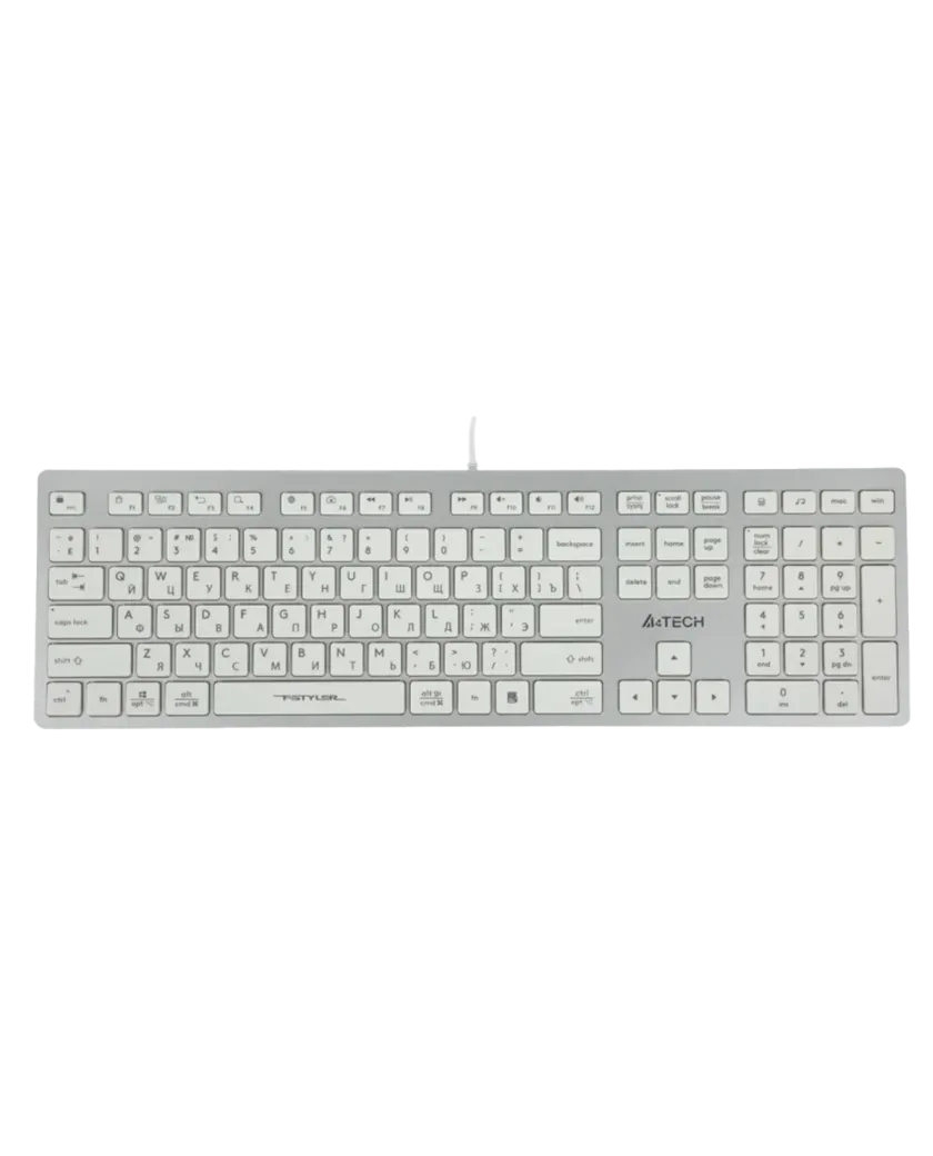 Клавиатура проводная A4Tech Fstyler FX50 / White