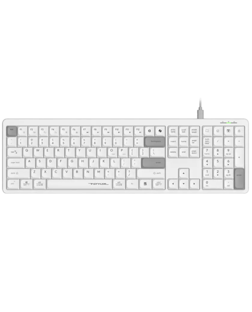 Клавиатура проводная A4Tech Fstyler FX55 / White