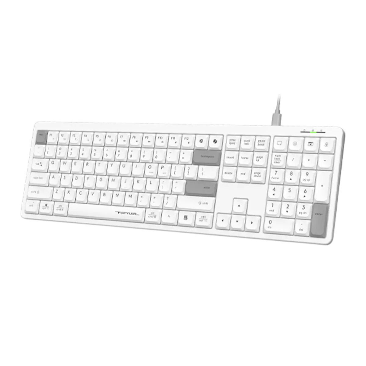Клавиатура проводная A4Tech Fstyler FX55 / White