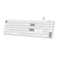 Клавиатура проводная A4Tech Fstyler FX55 / White