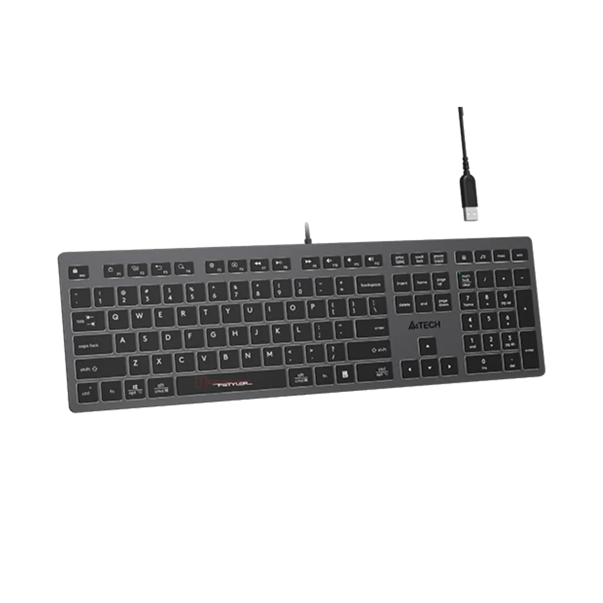 Клавиатура проводная A4Tech Fstyler FX60H / Grey