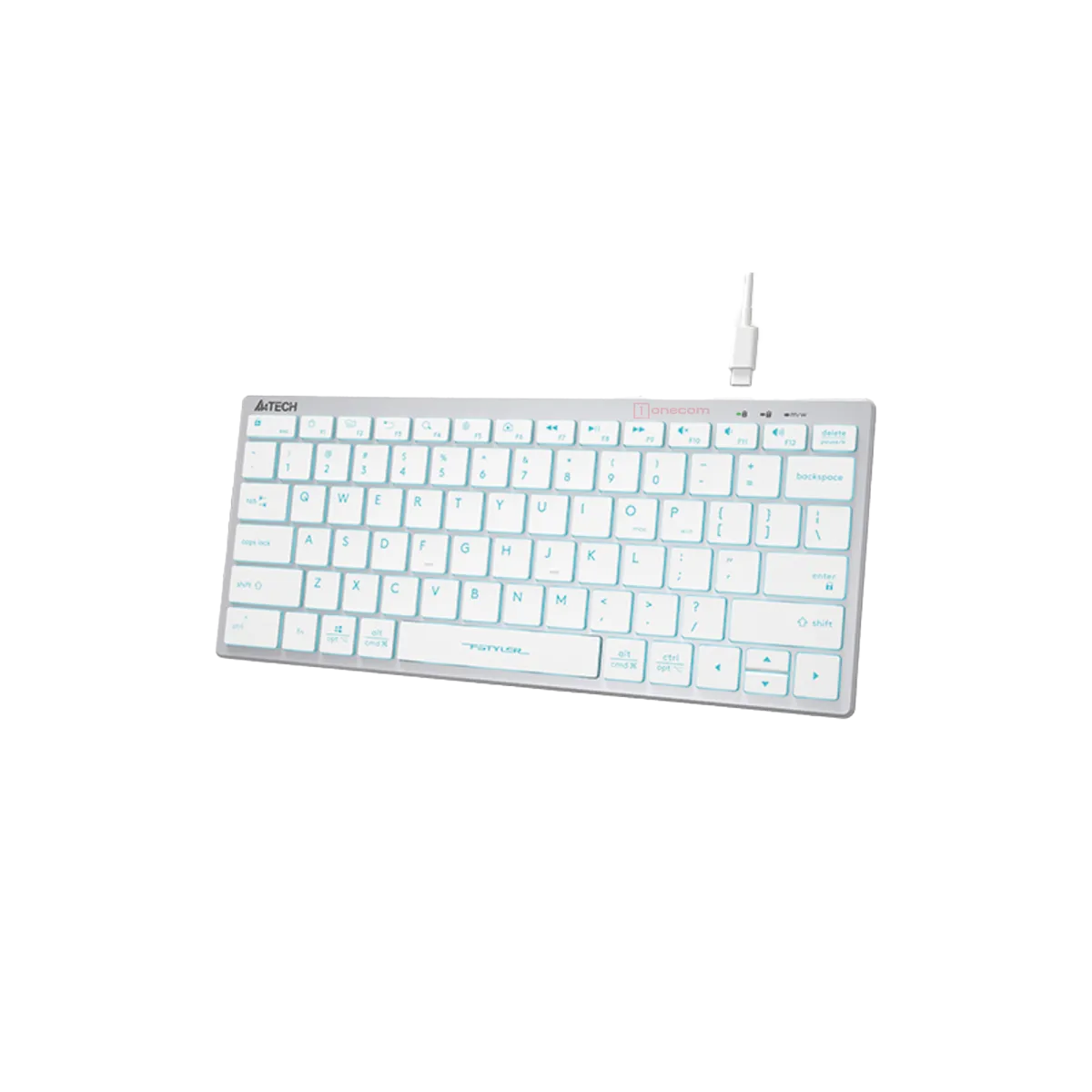 Клавиатура проводная A4Tech Fstyler FX61 / White