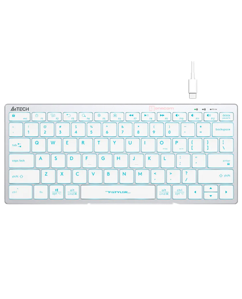 Клавиатура проводная A4Tech Fstyler FX61 / White