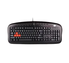 Клавиатура игровая проводная A4Tech KB-28G Gaming / Black