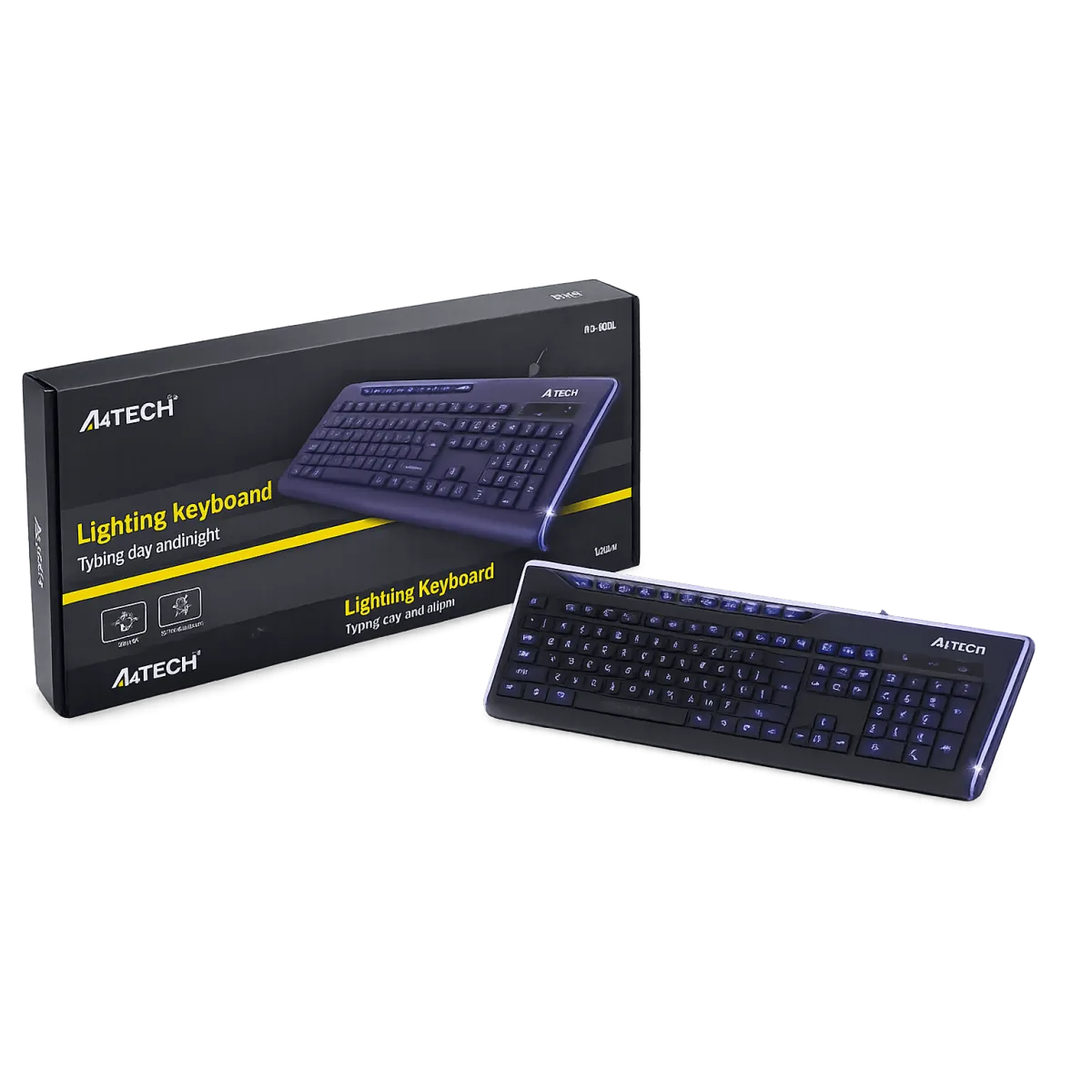 Клавиатура проводная A4Tech KD-800L / Black