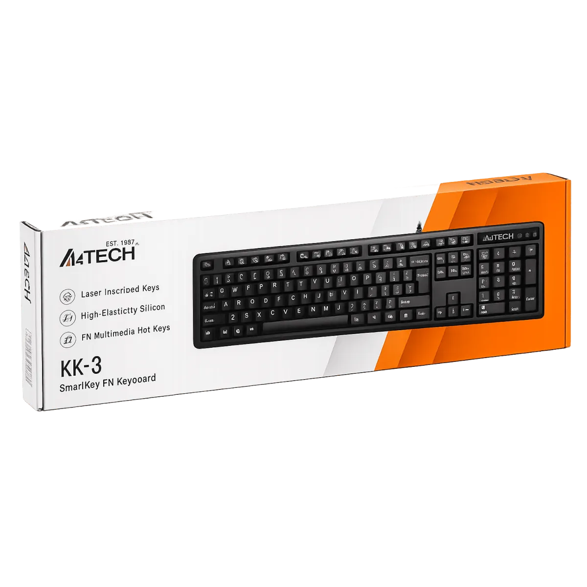 Клавиатура проводная A4Tech KK-3 / Black