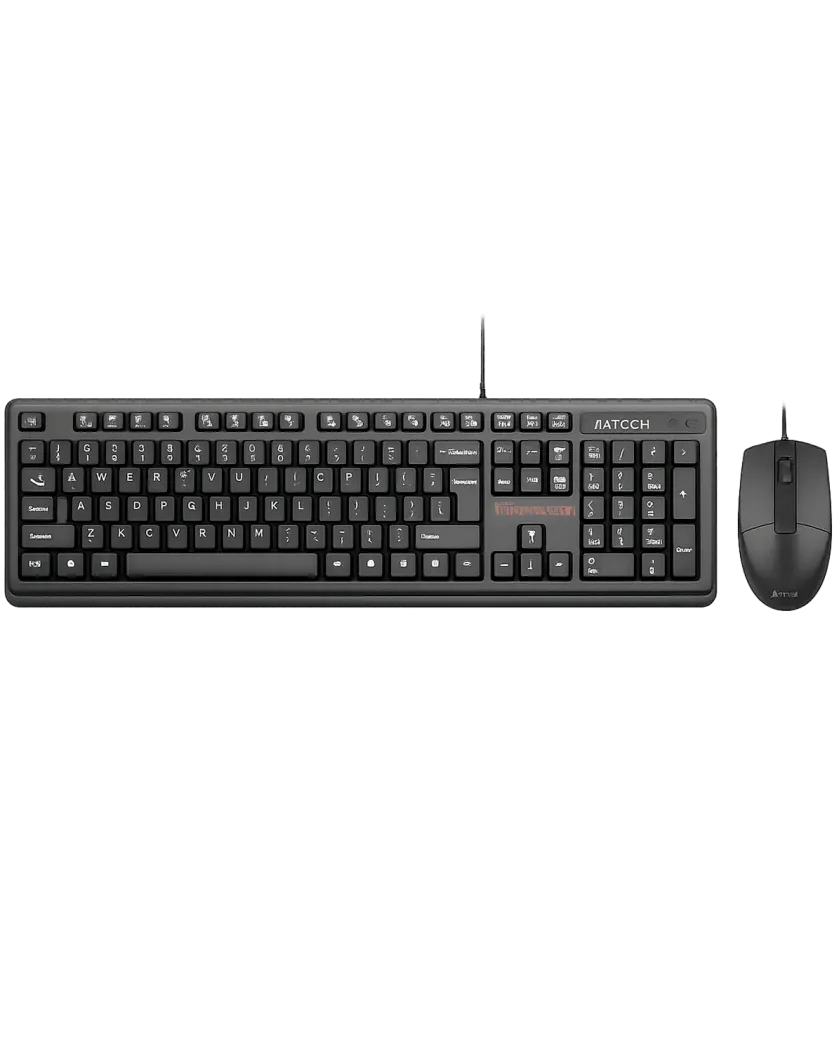 Комплект проводной (клавиатура+ мышь) A4Tech KK-3330 / Black