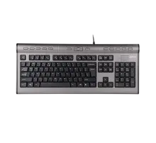 Клавиатура проводная A4Tech KLS-7MUU / Silver Black