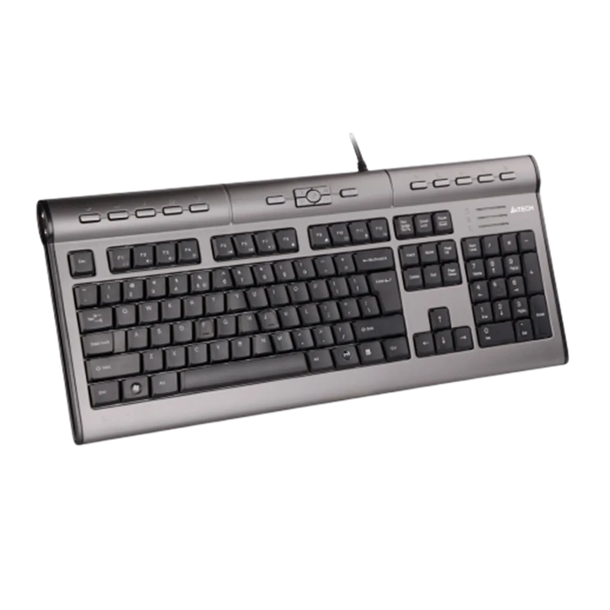 Клавиатура проводная A4Tech KLS-7MUU / Silver Black