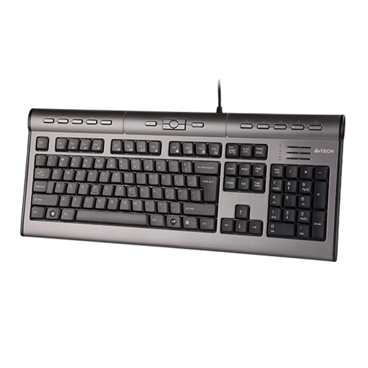 Клавиатура проводная A4Tech KLS-7MUU / Silver Black